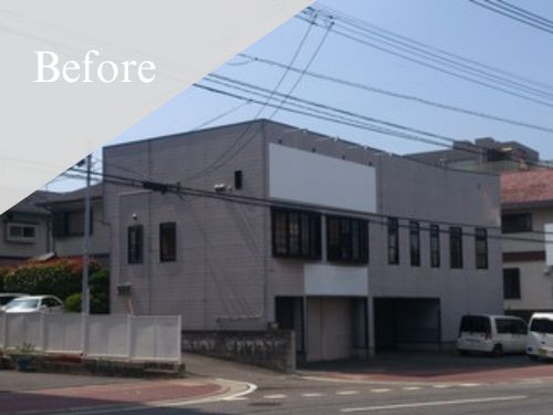 福岡市|屋根・外壁塗装[店舗外壁面積約350㎡]Y 施工前