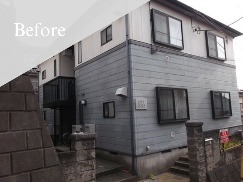 松戸市|屋根・外壁塗装[アパート外壁面積約172㎡]Ｍ 施工前