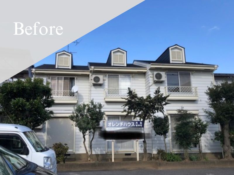 船橋市|屋根・外壁塗装[アパート外壁面積約210㎡]K 施工前