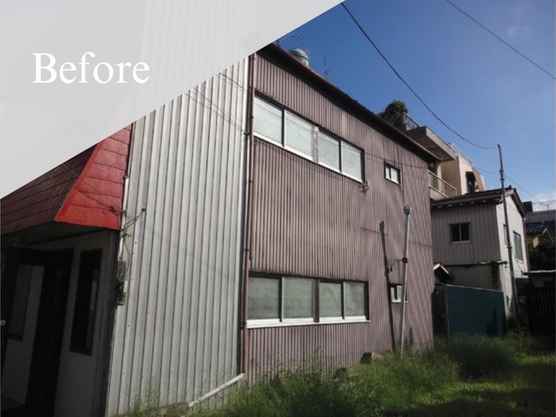 水戸市|外壁[店舗外壁面積約88㎡]Ｙ 施工前
